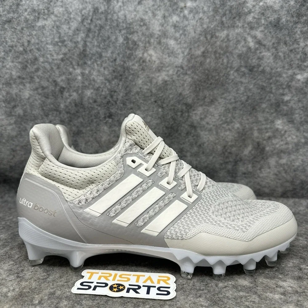 Adidas Ultraboost Football Cleats Mens Size 9  Talc Chalk White Granite JP7409